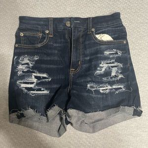 High waisted American eagle jean shorts